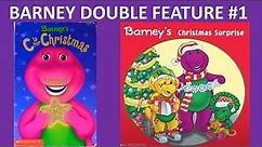 BARNEY CHRISTMAS DOUBLE FEATURE #1 C IS FOR CHRISTMAS & BARNEY'S CHRISTMAS SURPRISE Read Aloud Book