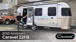 2020 Airstream Caravel 22FB Walk Through Small Light Weight Travel Trailer Bambi Size