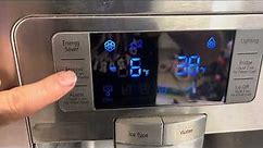 How to change the temperature of your fridge or freezer Samsung.