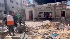PRCS video shows a devastated Khan Younis hospital