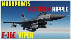 F-16C Viper JDAM / JSOW Ripple, Markpoints Tutorial | Digital Combat Simulator | DCS World