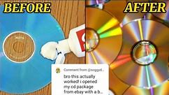 How To Fix A Scratched CD or DVD In 1 Minute Using Toothpaste