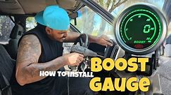 How to install a boost gauge | ගහමුද boost gauge එකක්.! #boostgauge #saas #terrano