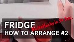Arrange your LG fridge interior