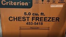 Criterion Chest Freezer Reviews - Pros and Cons