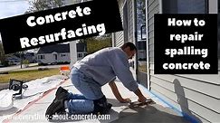 Concrete Resurfacing - How To Fix Spalled Concrete
