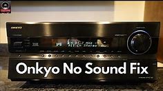 Onkyo Home Theater Receiver No Sound Fix - DTS Chip Re-Flow
