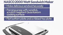 The NASCO 2000 Watt Sandwich Maker... - Nasco Electronics GH