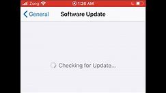 iOS 13.5.1 update stuck on Checking for update