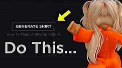 How To Make a SHIRT in ROBLOX... (2024)