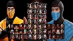 Mortal Kombat 9 - SCORPION & SUB ZERO MK2 MOD - NEW Medium Tag Ladder Gameplay