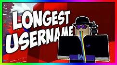 who has the LONGEST rare username on Roblox?