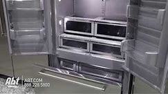 KitchenAid 42 Built-In Stainless Steel French Door Refrigerator With Platinum Interior Design...