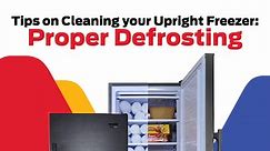 How to Properly Defrost and Clean Your Condura Negosyo Upright Freezer