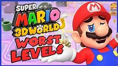 Top 10 WORST Super Mario 3D WORLD Levels !