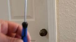 How To Unlock a Bedroom Door With a Screwdriver (754) 247 0242
