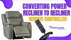Switch your power recliner from a button control to a remote control Furniture Recliner upgrade #diy