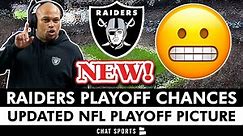 Raiders Playoff Chances + NFL Playoff Picture Entering SNF, AFC Standings, Wild Card Race