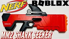 Nerf Roblox MM2 Shark Seeker Review and Firing Demo [4K]