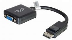 C2G DisplayPort to VGA Adapter - Adapter Converter - M/F - DisplayPort cable - 8 in | Dell USA