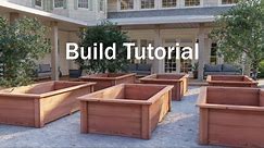 Long lasting planter box: easy DIY build tutorial