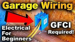 Garage Receptacle Wiring - How To Wire A Garage For Electricity