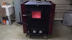 MessickStove.com - (856) 452-3700 - DS Stove EnergyMax 160 - Burning Coal (Red Glow)