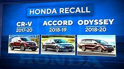 Honda recalls nearly 500,000 vehicles due to possible seatbelt issue