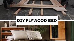 HomeMade Modern - DIY PLYWOOD BED WITH ONLY 4 BASIC POWER...