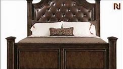Bernhardt Normandie Manor Upholstered California King Panel Bed Conversion Kit 317-HFR08 Caffe Brown