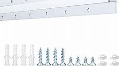 2 Pairs 30'' French Cleat Heavy Duty, Z Clips for Hanging, Mirror Hanging Hardware, French Cleat for Hanging Picture, Mirror, Shelf, Headboard, Panel or Whiteboard (Supports 160 lbs)