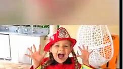 Reel created from [Diana Pretend Play Firefighter & Helps Dad] | Kids Diana Show