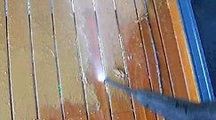 How to Remove and Strip Paint From the Deck the Easy Way Using a Pressure Washer