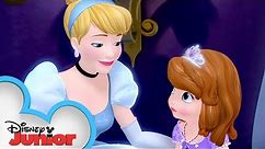 Sofia Meets Cinderella! 🏰 | Sofia the First | Disney Junior