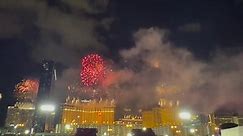 A massive fireworks show marks... - Las Vegas Review-Journal