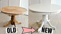 Transform Your Old Tables with Chalk Paint |||| DIY Projects
