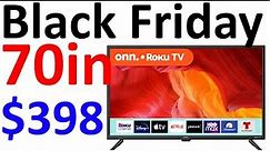 Cheapest Walmart Black Friday ONN TV Deals 40in - 70in 4K