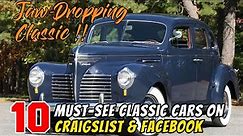 TOP 10 Jaw Dropping Classic Cars for Sale Under $15,000 Craigslist & Facebook Marketplace
