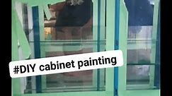 #diy cabinet painting.. vintage design 👌 | Eide Juanite Drewliet