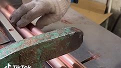 #copper #tube #cutting #AC #refrigeration copper #pipe #cut #factory #work #customized #cooling #handmand
