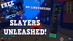 (NEW) Slayers Unleashed SCRIPT! MAX LEVEL AND INF MONEY (NO LINKVERTISE) (FREE) 2022 (MAY BE BROKEN)