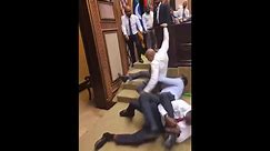 Maldives MPs brawl as clashes erupt during parliament session
