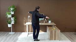 Solid Wood Gale Executive Desk by DE GASPÉ