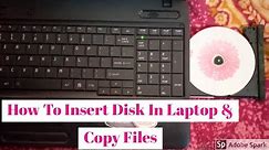 How To Insert Disk In Laptop Window 10 & Copy Files | CD Ko Copy Kaise Kare