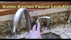 Kohler Kitchen Faucet Leak Fix - DIY Catridge & O-Ring Change