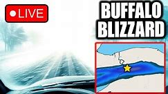 Insane Lake Effect Snow Cripples Buffalo!! Live As It Happened! 2-3 FEET / Whiteout Conditions