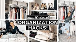 10 Small Closet Organization Hacks That Will TRANSFORM Your Space!