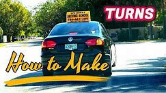 How To Make Turns Driving Lesson for Beginners/Tutorial/Car