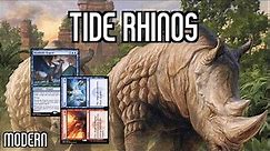 Doing the Rhino Thing! | Tide Rhinos | Modern Prelim | MTGO