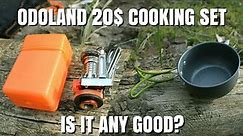 Is the Cheap Cookware Set From Amazon Any Good? Odoland Camping Stove Kit Review